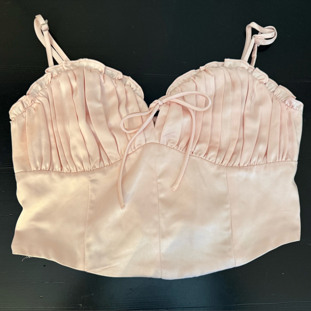 Altar'd State Blush Smocked Top